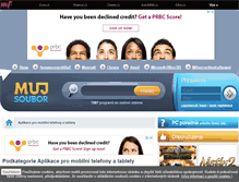 Tablet Screenshot of mujsoubor.cz